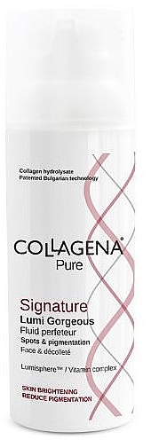 Освітлювальний флюїд для обличчя - Collagena Pure Signature Lumi Gorgeous — фото N1