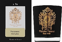 Tiziana Terenzi Foconero Scented Candle Black Glass - Ароматическая свеча — фото N2