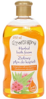 Пена для ванны «Эвкалипт» - Bluxcosmetics Naturaphy Herbal Bath Foam — фото N1