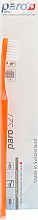 Духи, Парфюмерия, косметика Детская зубная щетка, с монопучковой насадкой, мягкая, оранжевая - Paro Swiss S27