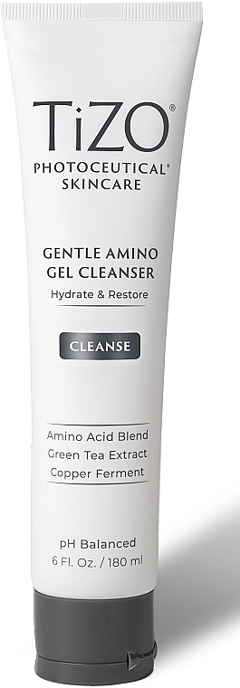 Нежный очищающий амино-гель для лица - TiZO Gentle Amino Gel Cleanser