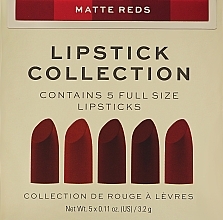 Духи, Парфюмерия, косметика Набор из 5 помад для губ - Revolution Pro 5 Lipstick Collection Matte Reds