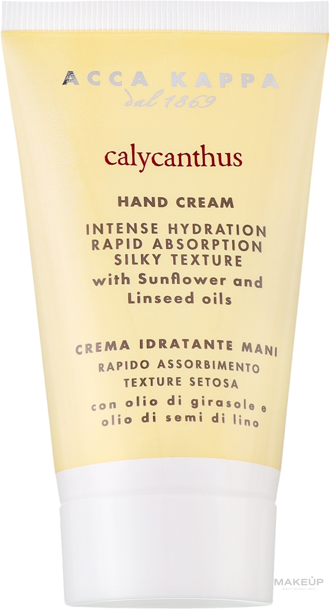 Антивіковий крем для рук - Acca Kappa Calycanthus Cream — фото 75ml