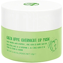 Парфумерія, косметика Нічна маска для губ "Зелене яблуко" - W7 Green Apple Overnight Lip Mask