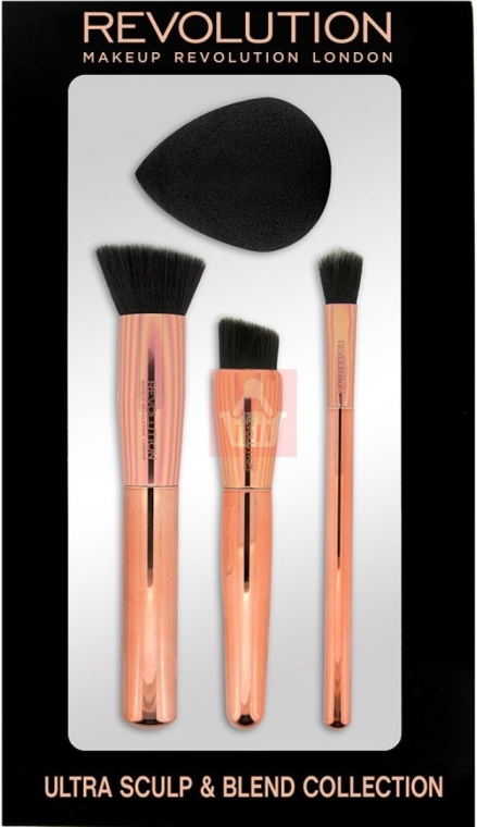 Набор - Makeup Revolution Ultra Sculpt & Blend Collection (brush/3psc +  sponge/1psc): купить по лучшей цене в Украине