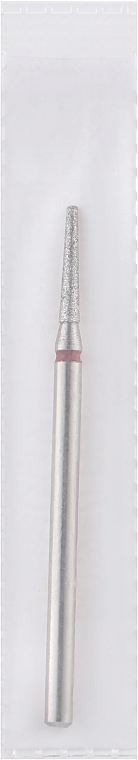 Фреза алмазная, усеченный конус, L-10 мм, 1.8 мм, красная - Head The Beauty Tools — фото N1