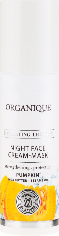Інтенсивно зволожувальна нічна крем-маска - Organique Hydrating Therapy Night Face Cream-Mask