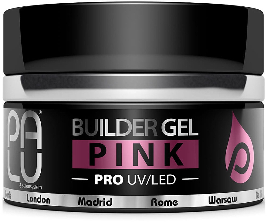 Моделювальний гель для нарощування - Palu Builder Gel Pink — фото N1