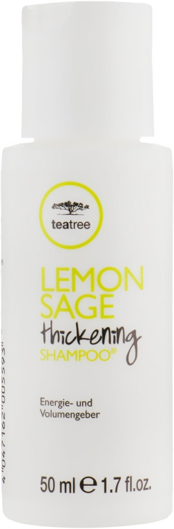 Шампунь на основі екстракту чайного дерева, лимона і шавлії - Paul Mitchell Tea Tree Lemon Sage Thickening Shampoo (міні) — фото N2