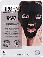 Духи, Парфюмерия, косметика Тканевая маска для лица - Iroha Nature Detox Black Tissue Mask Charcoal