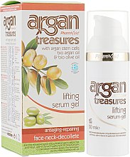 Арганієва сироватка для шкіри обличчя, шиї та області декольте - Pharmaid Argan Treasures Antiaging Repairing Face-Neck-Decollete Lifting Serum Gel — фото N1