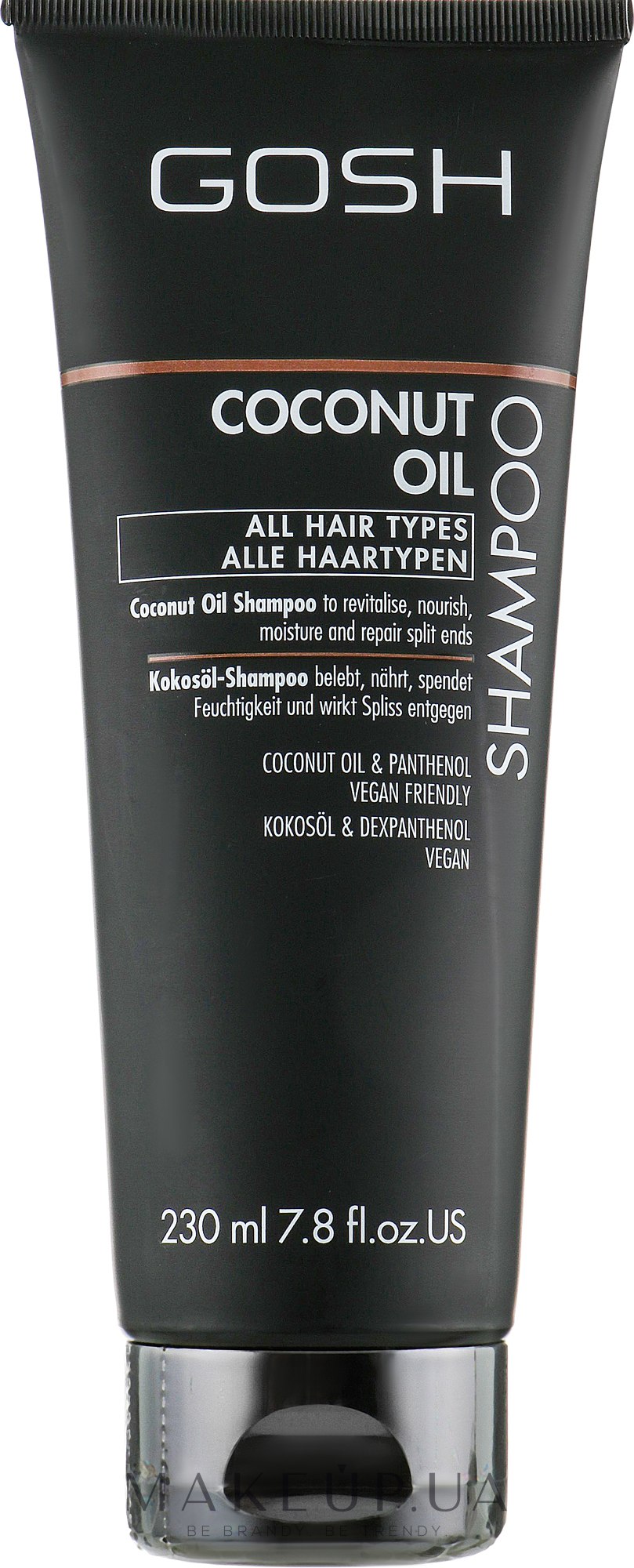 Шампунь для волосся  - Gosh Coconut Oil Shampoo — фото 230ml