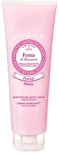 Парфумерія, косметика Зволожувальний крем для тіла "Фрезія" - Perlier Freesia Moisturizing Body Cream
