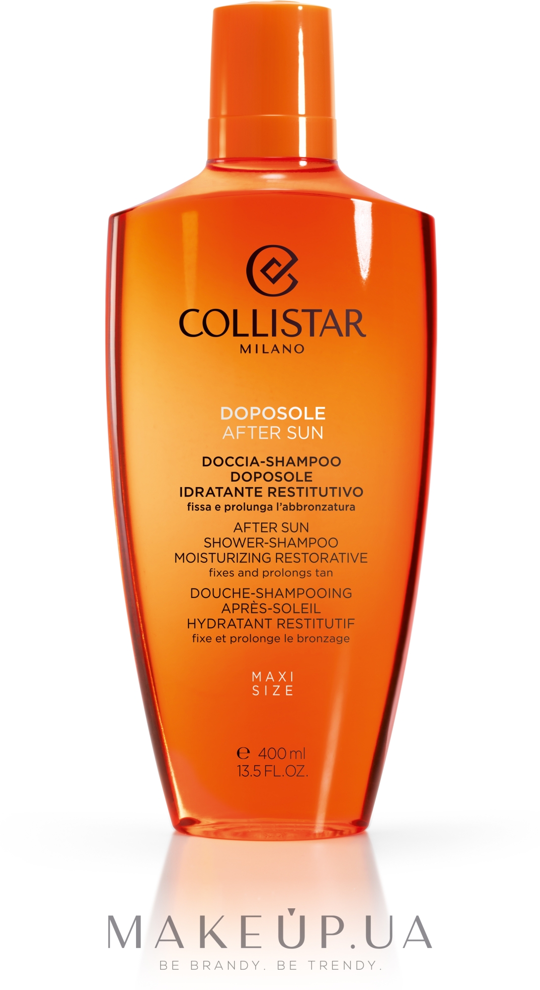 Відновлювальний засіб для волосся та тіла після засмагання - Collistar Dopo-Sole Doccia-Shampoo Idratante Restitutivo — фото 400ml