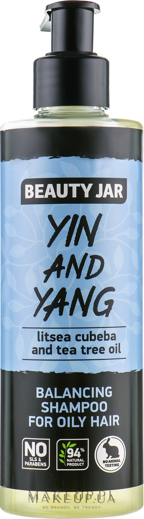 Шампунь для жирного волосся "Yin and Yang" - Beauty Jar Shampoo For Oily Hair — фото 250ml