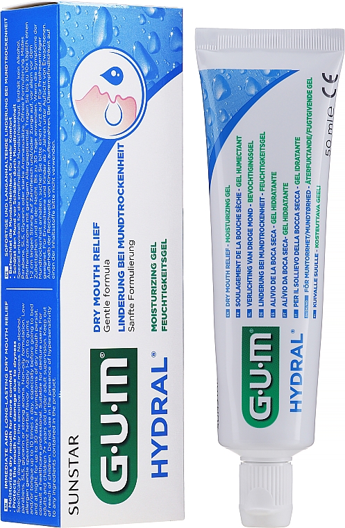 Гель для облегчения симптомов сухости полости рта (ксеростомии) - G.U.M. Hydral Hydrating Gel — фото N2