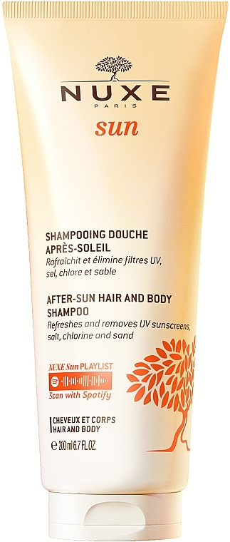 Шампунь-гель после загара 2в1 - Nuxe Sun Care After Sun Shampoo Nuxe Body And Hair Shower — фото N1