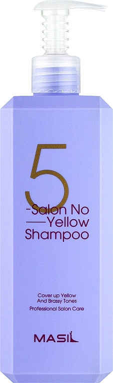 Шампунь проти жовтизни волосся - Masil 5 Salon No Yellow Shampoo