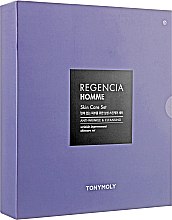 Духи, Парфюмерия, косметика Набор - Tony Moly Regencia Homme (cl/foam/150ml + fluid/120ml + cl/foam/15ml + fluid/15ml)