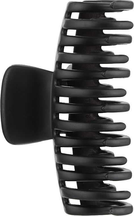 Заколка "Краб" матовая для волос, Pf-275, черная - Puffic Fashion — фото N1