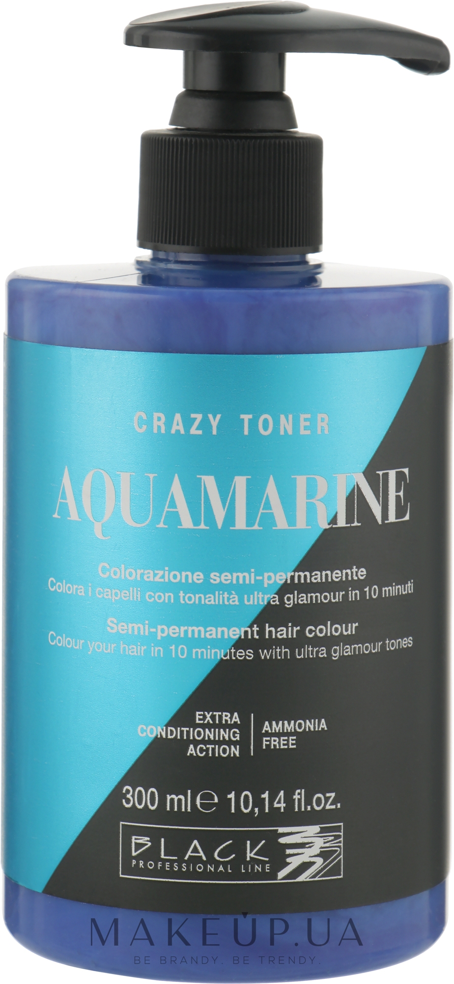 Тонер для волосся - Black Professional Line Crazy Toner — фото Aquamarine