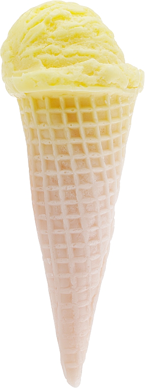 Мило-ріжок "Лимонне морозиво", жовте - Dushka — фото N1