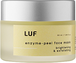Осветляющая энзимная маска-пилинг с ниацинамидом и гиалуроновой кислотой - Luff Enzyme-Peel Face Mask — фото N1