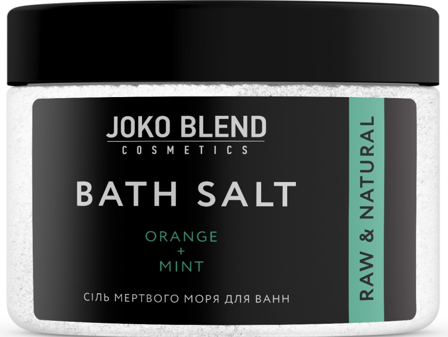 Соль мертвого моря для ванн "Апельсин-Мята" - Joko Blend Bath Salt — фото N1