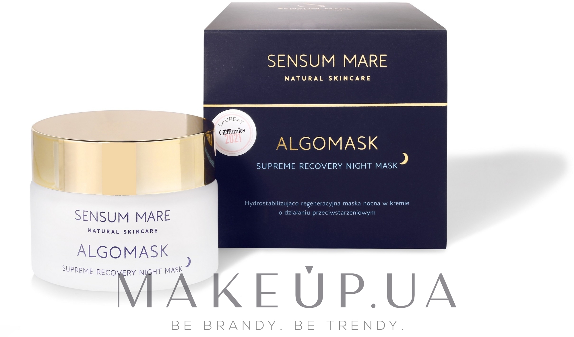 Гідростабілізувальна та регенерувальна нічна маска - Sensum Mare Algomask Supreme Recovery Night Mask — фото 50ml