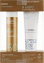 Духи, Парфюмерия, косметика Набор - Korres SPF50 (cr/50ml + gel/50ml)