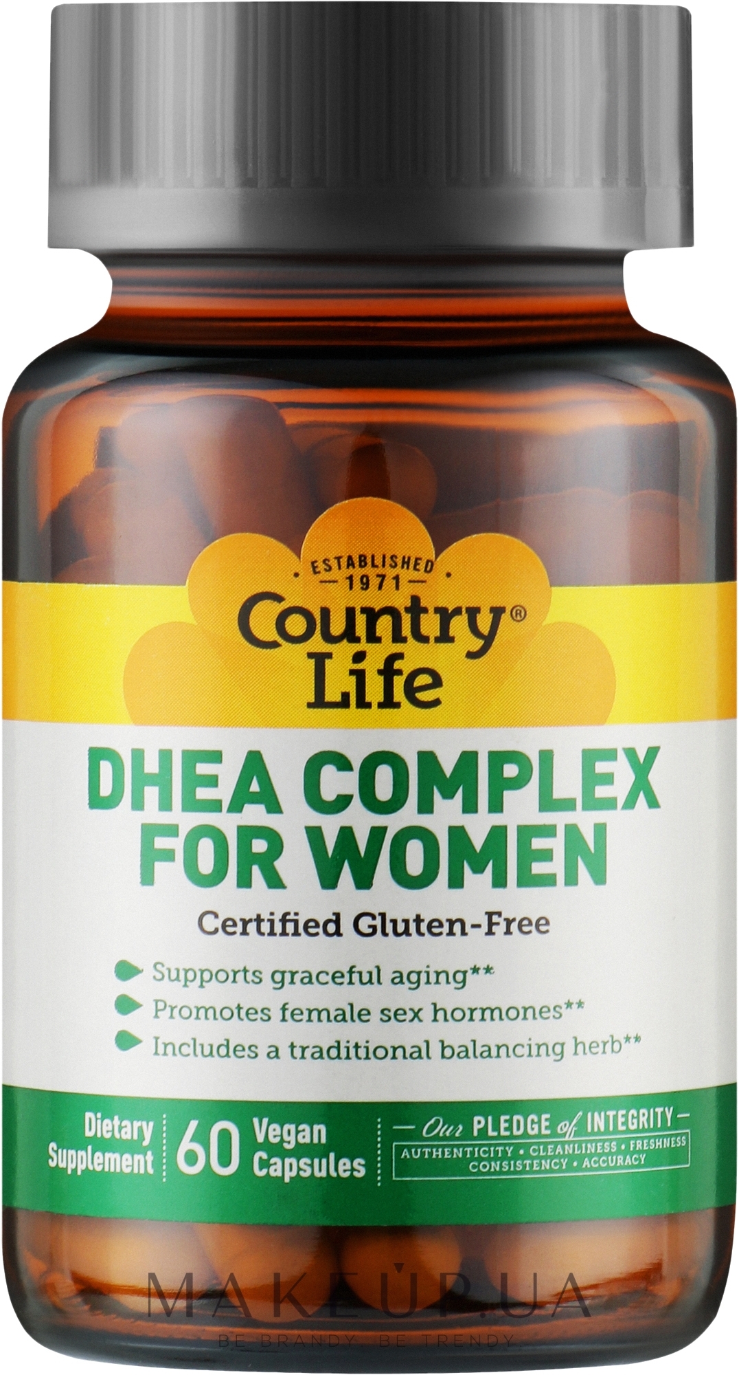 Витаминно-минеральный комплекс для женщин - Country Life DHEA Complex for Women — фото 60шт