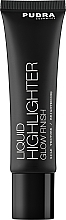 Рідкий хайлайтер для обличчя - Pudra Cosmetics Liquid Highlighter Glow Finish — фото N1