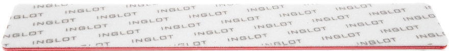 Пилочка для ногтей 80/100, красная - Inglot Nail File 80/100 Red — фото N1