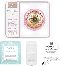 УЦЕНКА Смарт-маска для лица UFO для всех типов кожи, Pearl Pink - Foreo UFO Mask Treatment Device for All Skin Types, Pearl Pink * — фото N3