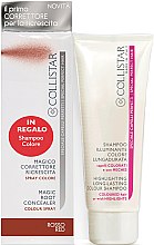 Духи, Парфюмерия, косметика Набор - Collistar Special Perfect Hair Magic Root Concealer Red (shm/100 ml + concealer/75ml)