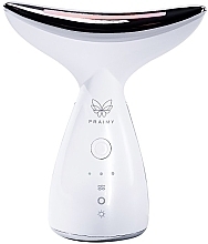 Парфумерія, косметика EMS-масажер для підтяжки шиї, білий - Praimy Moon EMS Neck Lifting Massager White