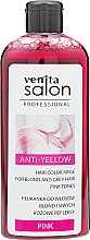 Ополіскувач для освітленого та сивого волосся - Venita Salon Anty-Yellow Blond & Grey Hair Color Rinse Pink — фото N2