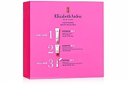 Набір - Elizabeth Arden Eight Hour Nourishing Skin Essentials (b/cr/50ml + h/cr/30ml + lip/balm/3,7g) — фото N2