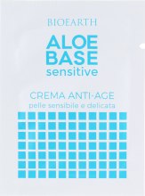 Духи, Парфюмерия, косметика Крем для лица антивозрастной - Bioearth Aloebase Sensative Anti-Age Cream (пробник)