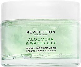 Духи, Парфюмерия, косметика Маска для лица с алоэ вера и водной лилией - Makeup Revolution Aloe Vera & Water Lily Soothing Face Mask