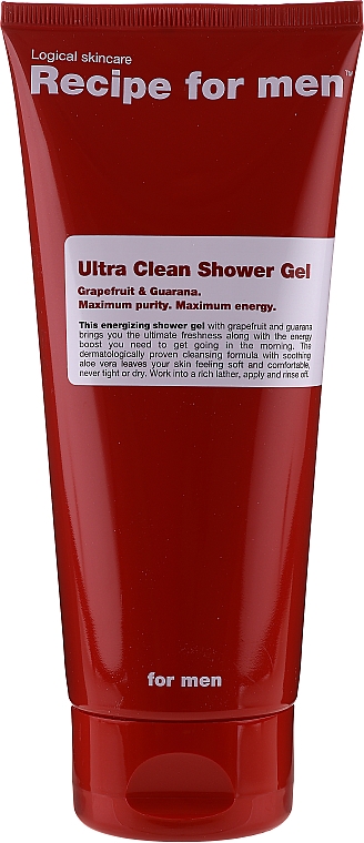 Гель для душу для чоловіків - Recipe For Men Ultra Clean Shower Gel — фото N1