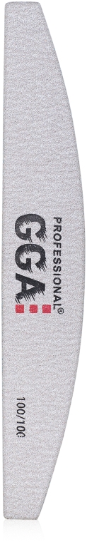 Пилка для ногтей полумесяц 100/100 - GGA Professional — фото N1