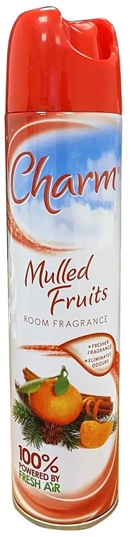 Аэрозольный освежитель воздуха "Фруктовый глинтвейн" - Charm Room Fragrance Mulled Fruits — фото N1