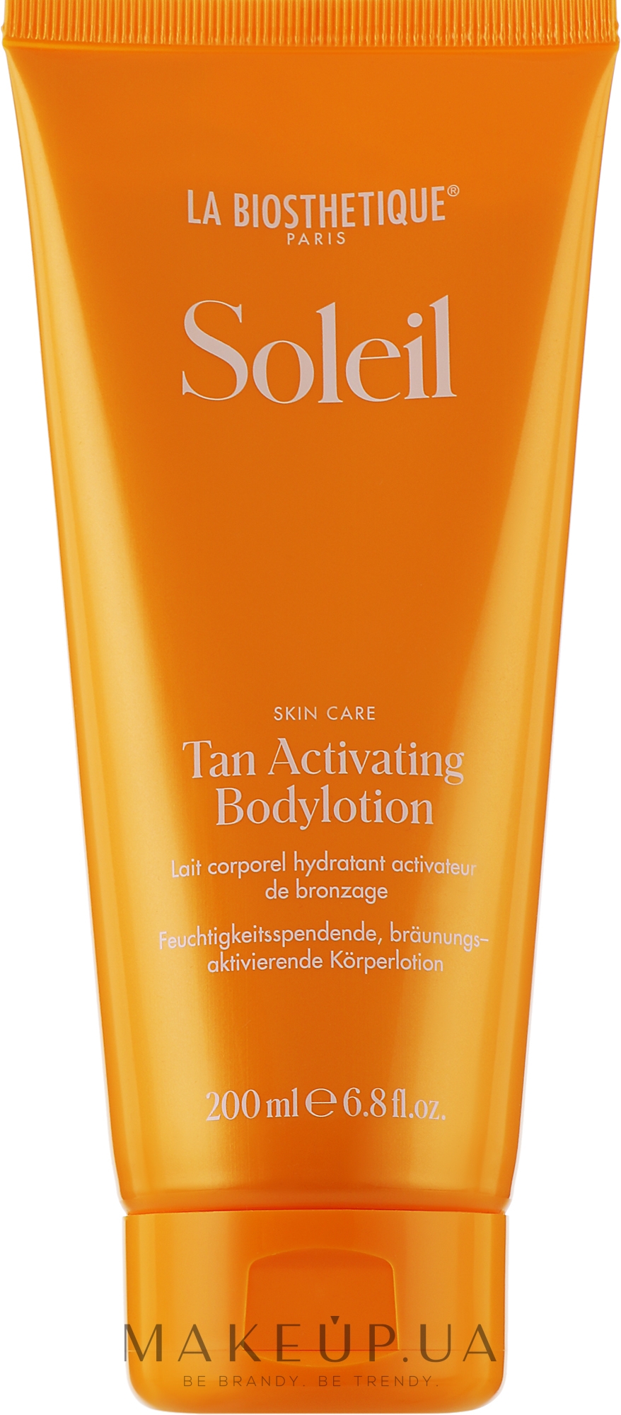 Активатор меланина с увлажняющим эффектом - La Biosthetique Soleil Tan Activating Body Lotion — фото 200ml