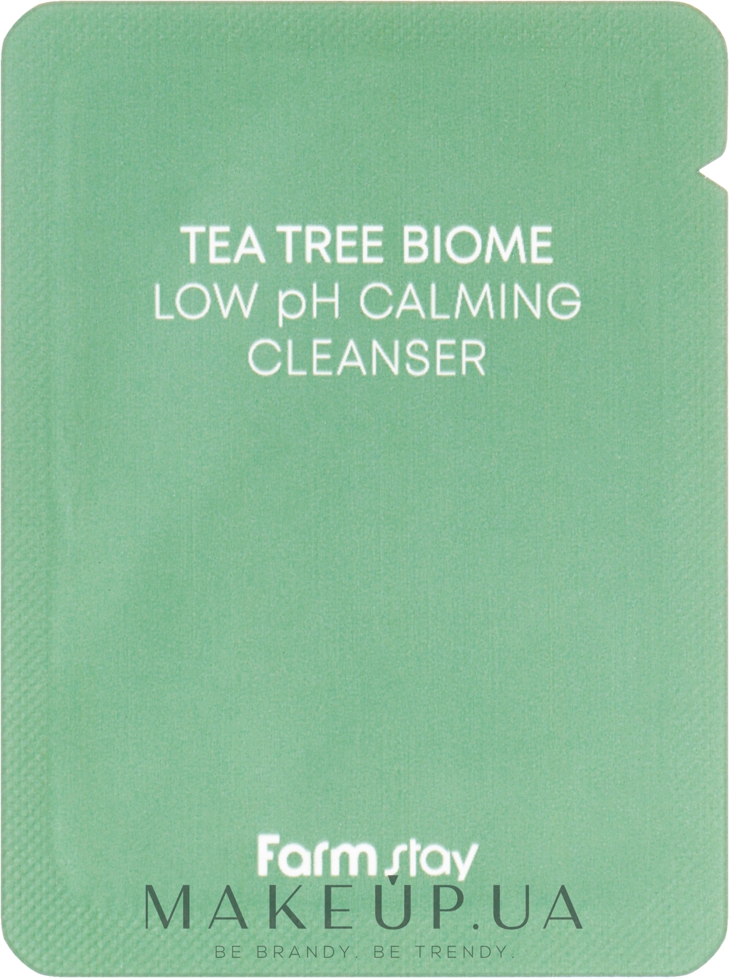 Успокаивающая пенка для умывания с экстрактом чайного дерева - FarmStay Tea Tree Low PH Calming Cleanser (пробник) — фото 2ml