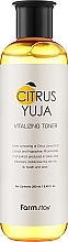 Тонер з екстрактом юдзу - FarmStay Citrus Yuja Vitalizing Toner — фото N1