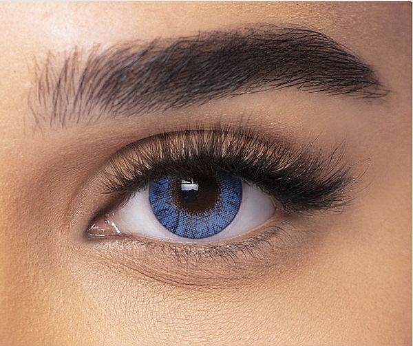 Цветные контактные линзы, 2шт, sapphire blue - Alcon FreshLook Colors — фото N2