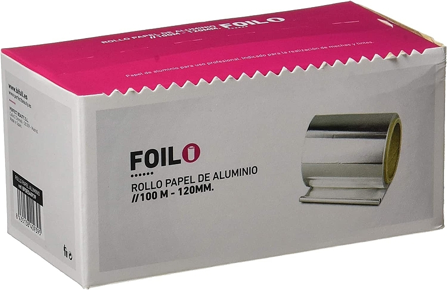 Фольга алюмінієва, 100 м - Bifull Professional Aluminium Foil — фото N1