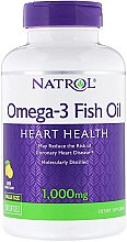 Парфумерія, косметика Риб'ячий жир, 1,000 mg, 150 капсул - Natrol Omega-3 Fish Oil Natural Lemon Flavor