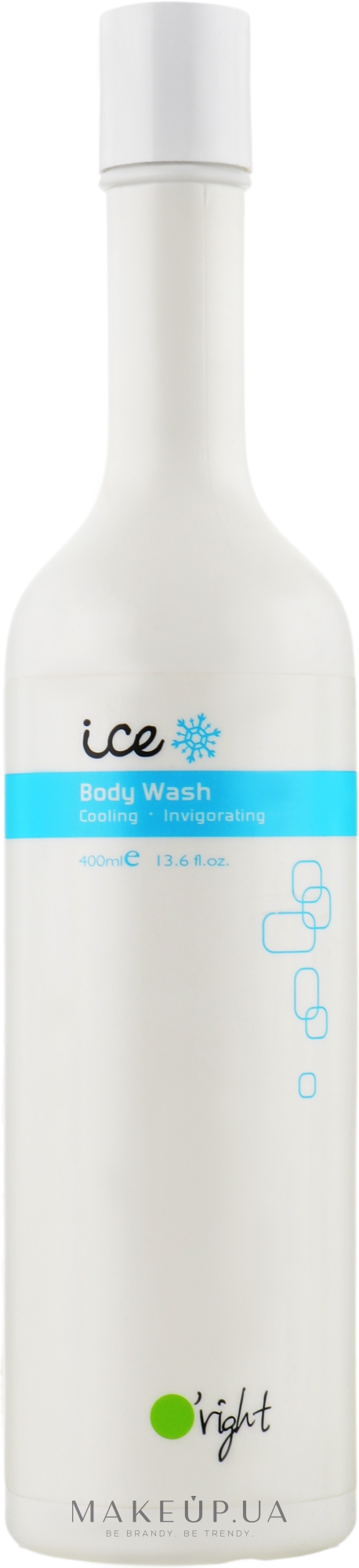 Органический тонизирующий гель для душа с охлаждающим эффектом - O'right Ice Body Wash For Men  — фото 400ml